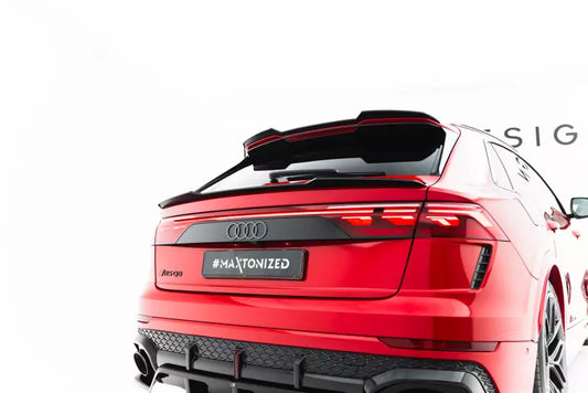 Maxton Design Heckspoiler Lippe V.2 für Audi RSQ8 Mk1 Hochglanz schwarz – Ansicht 1