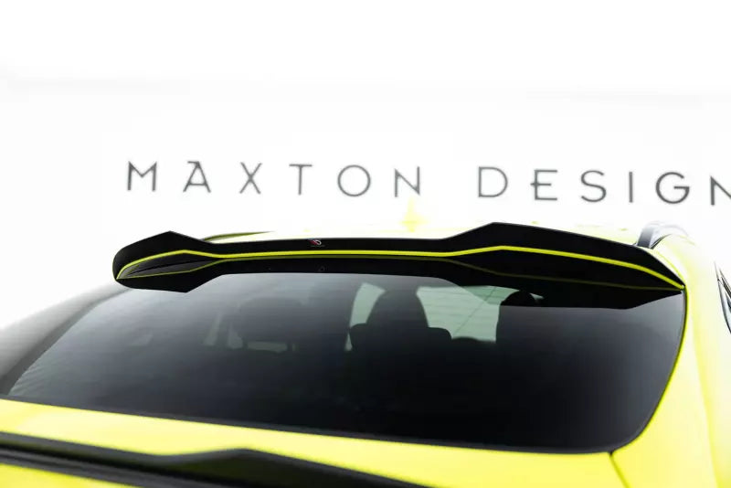 Maxton Design Heckspoiler Lippe V.2 (oben) für BMW X4 M-Paket G02 Facelift Hochglanz schwarz – Ansicht 1