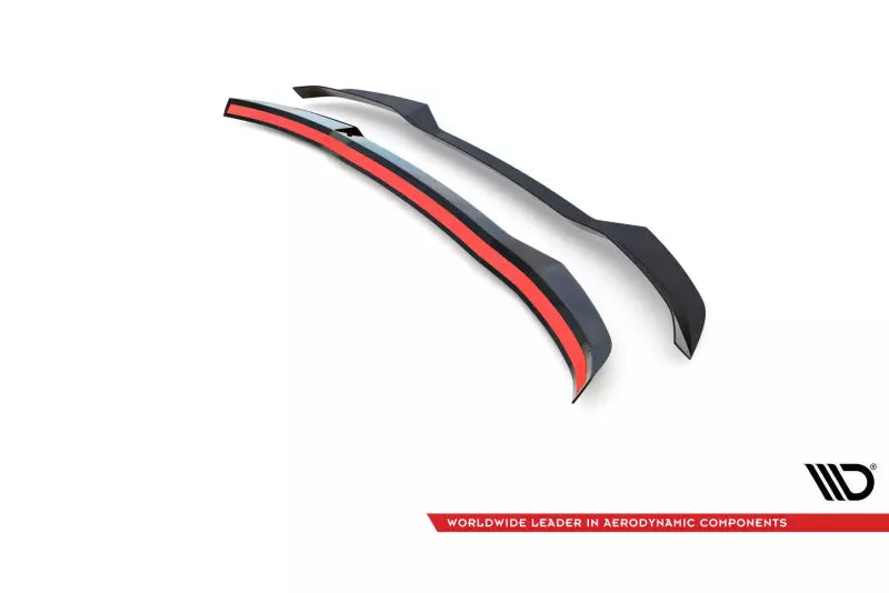 Maxton Design Heckspoiler Lippe V.2 (oben) für BMW X4 M-Paket G02 Facelift Hochglanz schwarz – Ansicht 4