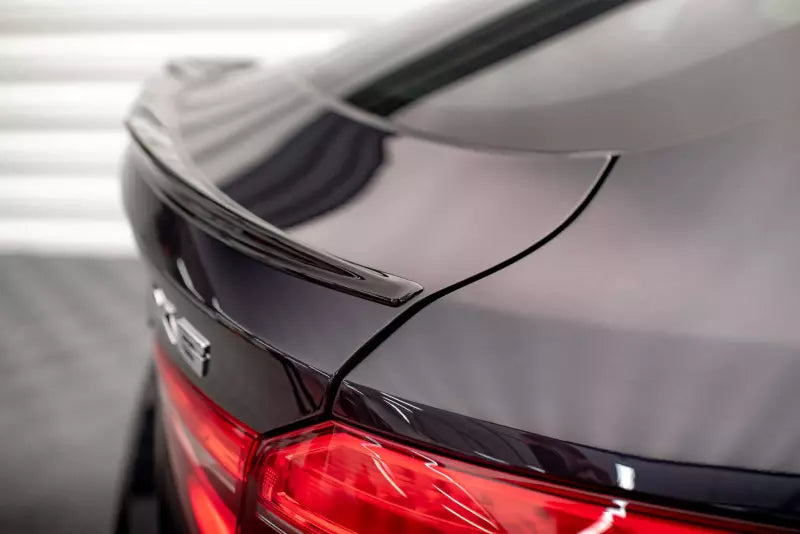 Maxton Design Heckspoiler 3D V.1 für BMW X6 M-Paket F16 Hochglanz schwarz – Ansicht 3
