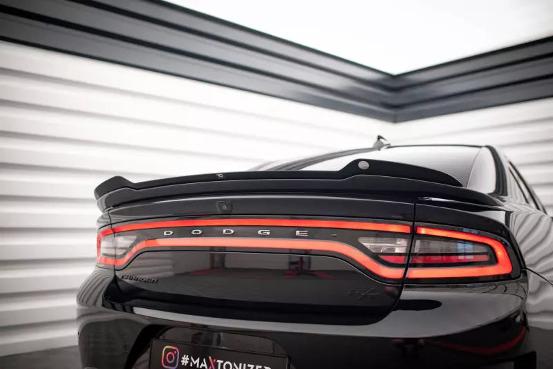 Maxton Design Heckspoiler Lippe für Dodge Charger SRT Mk7 Facelift Hochglanz schwarz – Ansicht 1