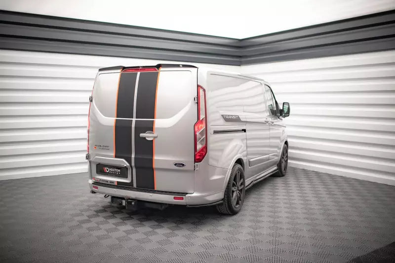Maxton Design Heckspoiler Lippe für Ford Transit Custom ST-Line Mk1 Facelift Hochglanz schwarz – Ansicht 2