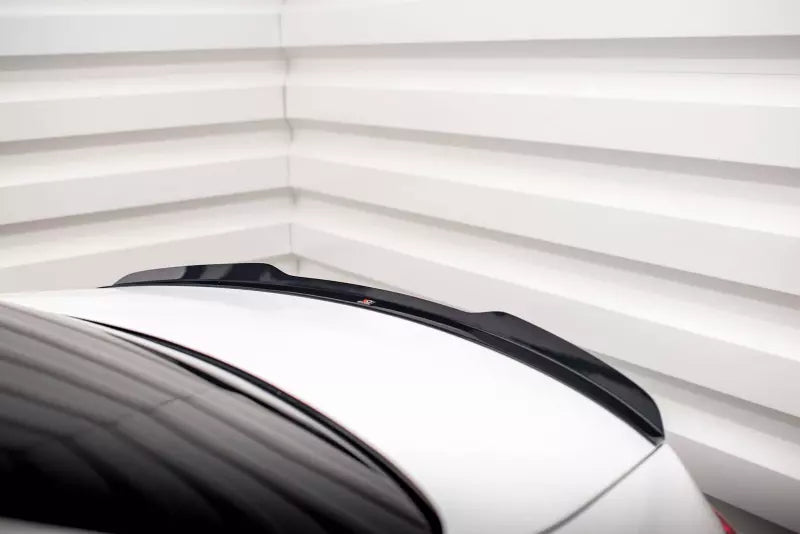 Maxton Design Heckspoiler Lippe für Mercedes E-Klasse Limousine AMG-Line W213 Facelift Hochglanz schwarz – Ansicht 3