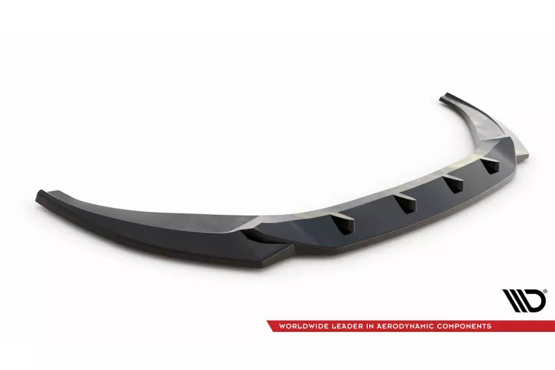 Maxton Design Frontlippe V.1 für Audi A6 C8 Hochglanz schwarz – Ansicht 4