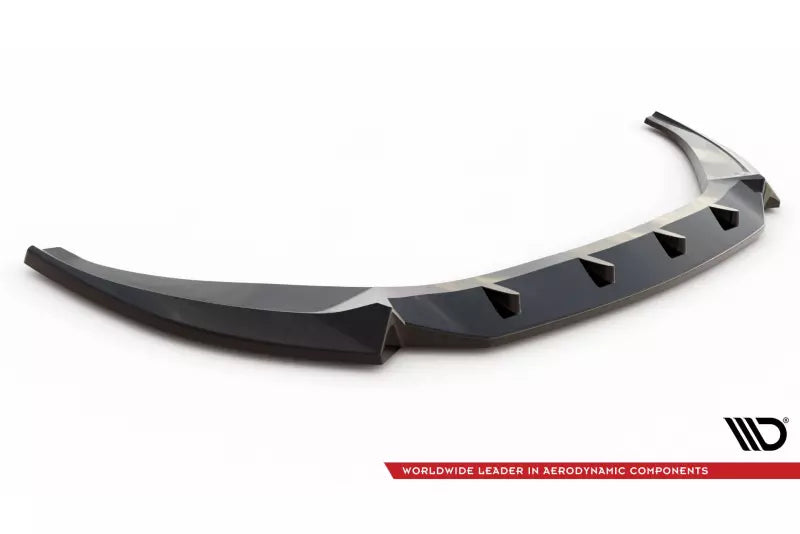 Maxton Design Frontlippe V.2 für Audi A6 C8 Hochglanz schwarz – Ansicht 4