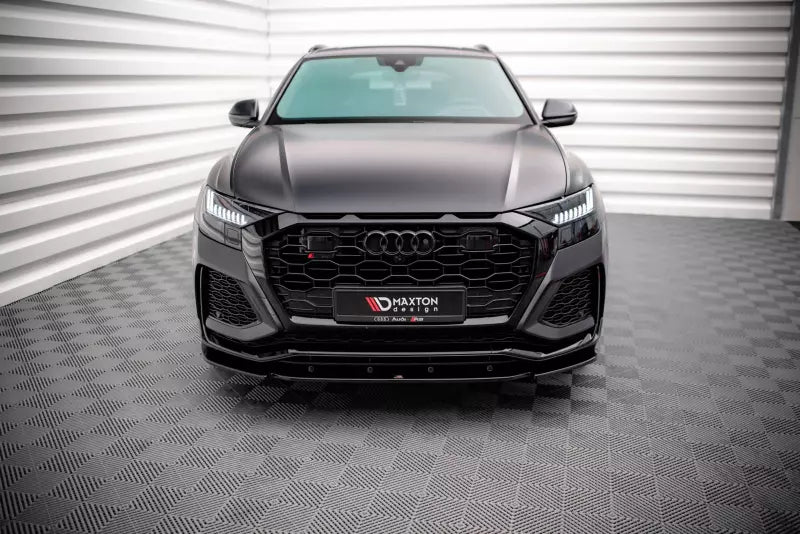 Maxton Design Frontlippe V.1 für Audi RSQ8 Mk1 Hochglanz schwarz – Ansicht 2