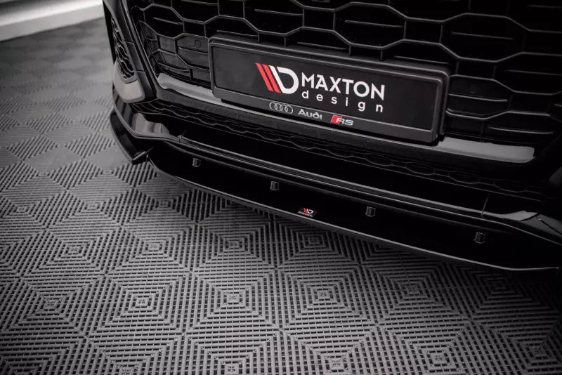 Maxton Design Frontlippe V.1 für Audi RSQ8 Mk1 Hochglanz schwarz – Ansicht 3