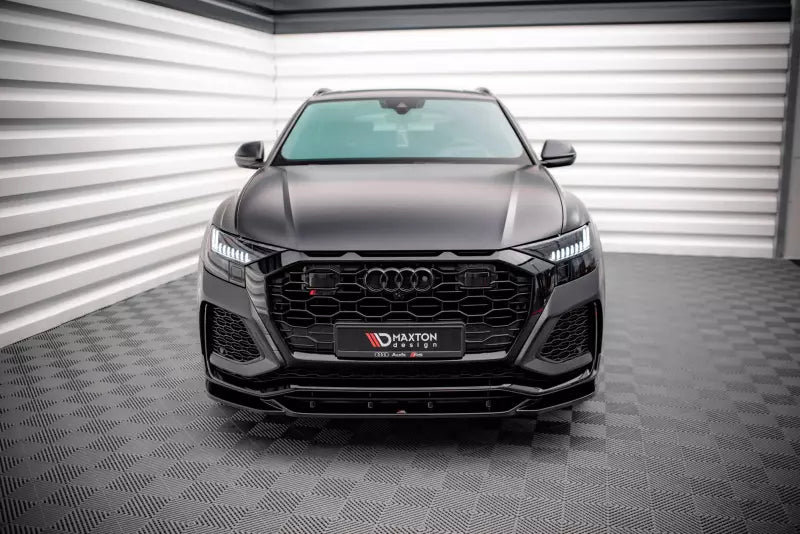 Maxton Design Frontlippe V.2 für Audi RSQ8 Mk1 Hochglanz schwarz – Ansicht 2
