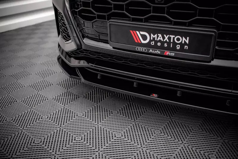 Maxton Design Frontlippe V.2 für Audi RSQ8 Mk1 Hochglanz schwarz – Ansicht 3