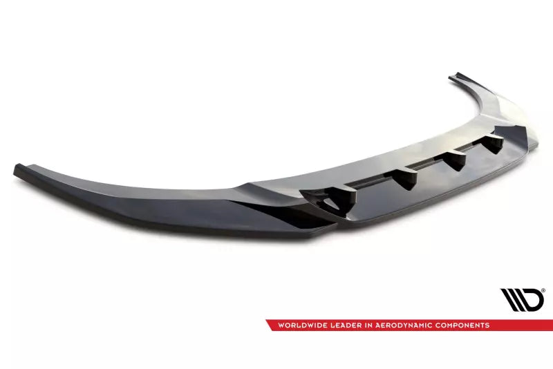 Maxton Design Frontlippe V.2 für Audi RSQ8 Mk1 Hochglanz schwarz – Ansicht 4
