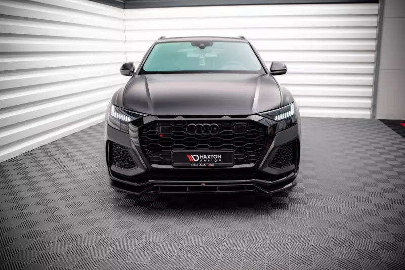 Maxton Design Frontlippe V.3 für Audi RSQ8 Mk1 Hochglanz schwarz – Ansicht 2