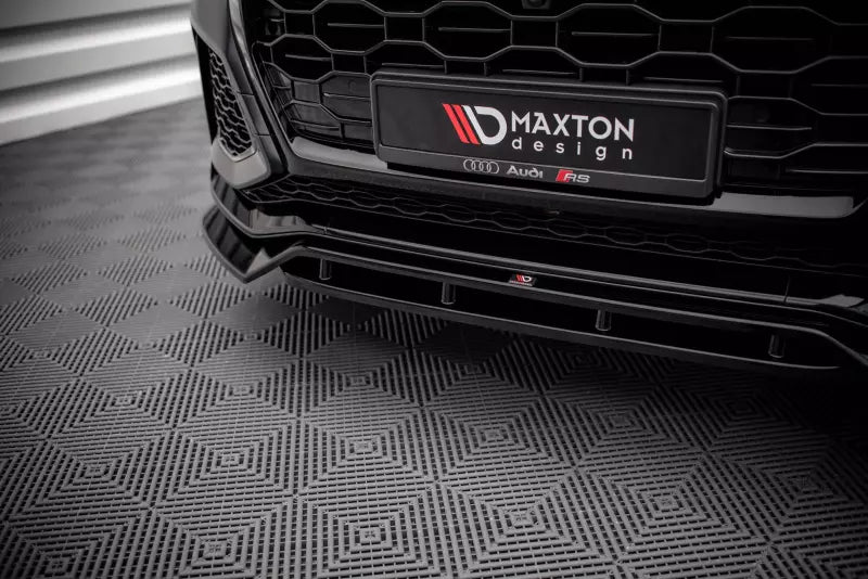 Maxton Design Frontlippe V.3 für Audi RSQ8 Mk1 Hochglanz schwarz – Ansicht 3