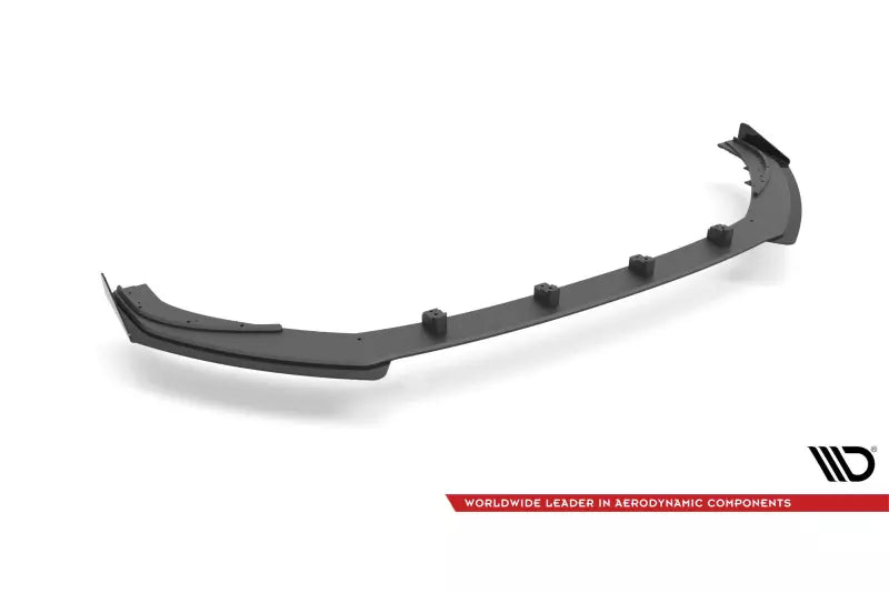 Maxton Design Street Pro Frontlippe mit Flaps für Audi S3 Sportback 8V Facelift Hochglanz schwarz – Ansicht 4