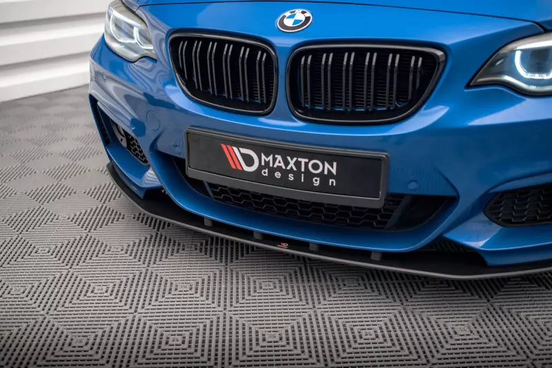 Maxton Design Street Pro Frontlippe für BMW 2 M-Paket F22 schwarz – Ansicht 3