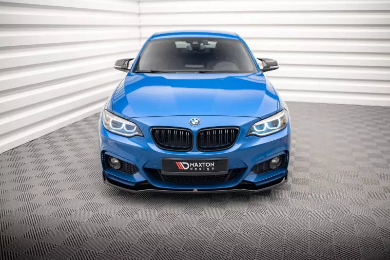 Maxton Design Frontlippe V.1 für BMW 2 M-Paket F22 Hochglanz schwarz – Ansicht 2