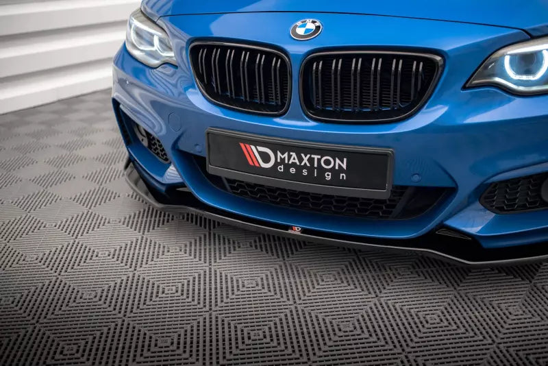 Maxton Design Frontlippe V.1 für BMW 2 M-Paket F22 Hochglanz schwarz – Ansicht 3