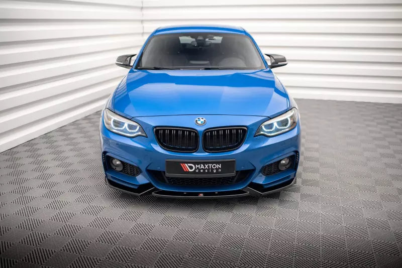 Maxton Design Frontlippe V.2 für BMW 2 M-Paket F22 Hochglanz schwarz – Ansicht 2