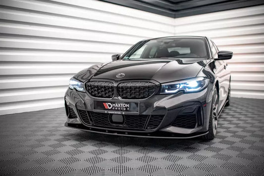 Maxton Design Street Pro Frontlippe für BMW 3er M-Paket G20 / G21 schwarz matt – Ansicht 1