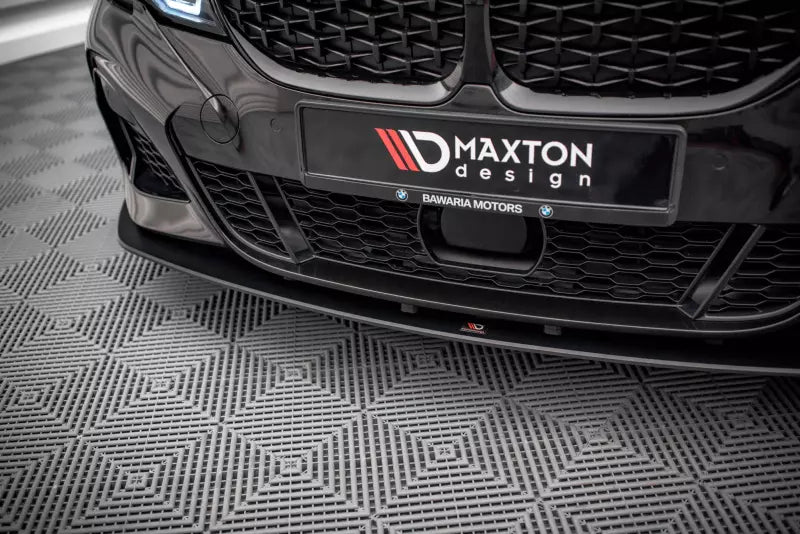 Maxton Design Street Pro Frontlippe für BMW 3er M-Paket G20 / G21 schwarz matt – Ansicht 3