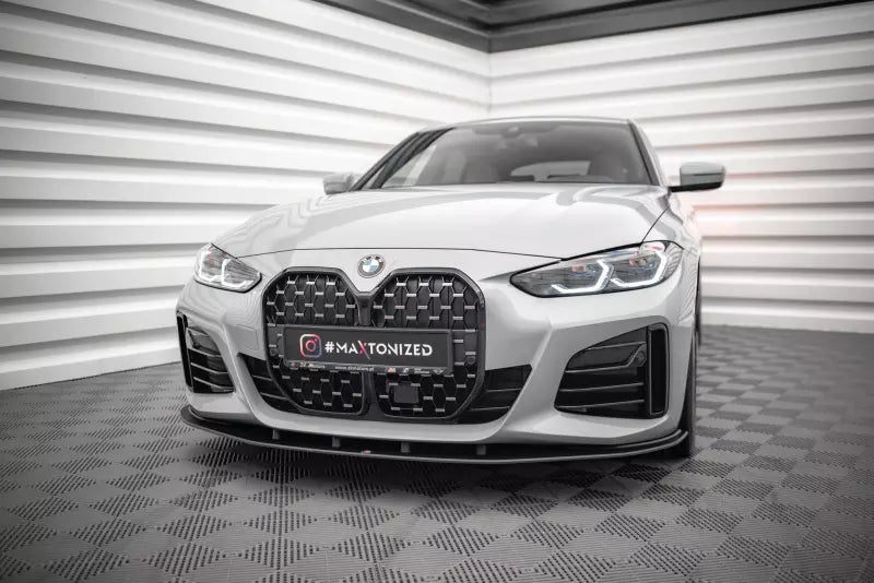Maxton Design Street Pro Frontlippe für BMW 4er Gran Coupe M-Paket G26 schwarz – Ansicht 1