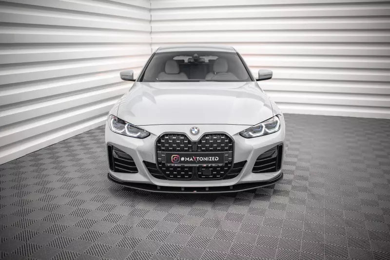 Maxton Design Street Pro Frontlippe für BMW 4er Gran Coupe M-Paket G26 schwarz – Ansicht 2
