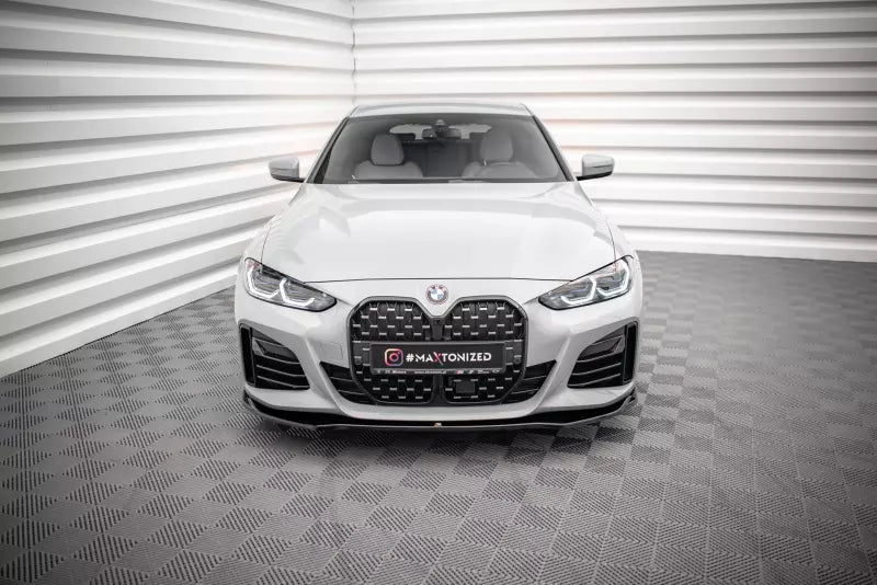 Maxton Design Frontlippe V.1 für BMW 4er Gran Coupe M-Paket G26 Hochglanz schwarz – Ansicht 2