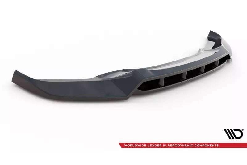 Maxton Design Frontlippe V.2 für BMW X6 M-Paket F16 Hochglanz schwarz – Ansicht 4