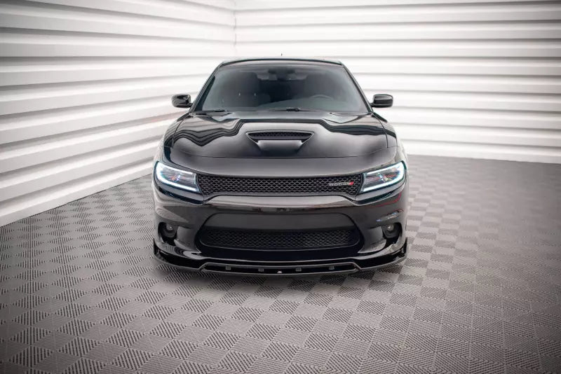 Maxton Design Frontlippe V.1 für Dodge Charger SRT Mk7 Facelift Hochglanz schwarz – Ansicht 2