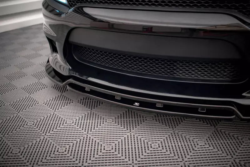 Maxton Design Frontlippe V.1 für Dodge Charger SRT Mk7 Facelift Hochglanz schwarz – Ansicht 3