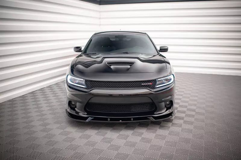 Maxton Design Frontlippe V.2 für Dodge Charger SRT Mk7 Facelift Hochglanz schwarz – Ansicht 2