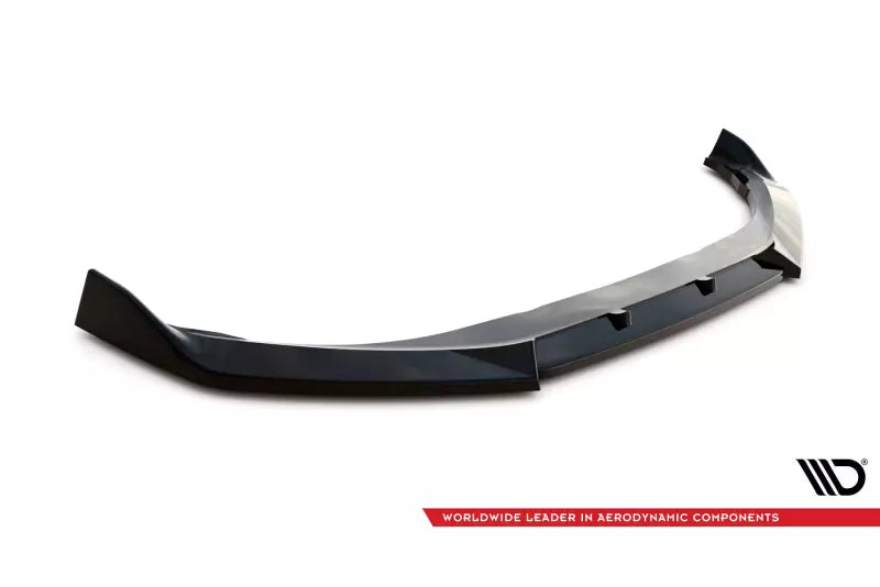 Maxton Design Frontlippe V.1 für Ford Mustang Mach-E Mk1 Hochglanz schwarz – Ansicht 4