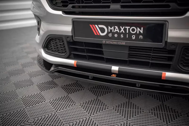 Maxton Design Frontlippe für Ford Transit Custom ST-Line Mk1 Facelift Hochglanz schwarz – Ansicht 3