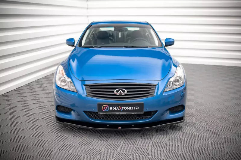 Maxton Design Frontlippe für Infiniti G37 Coupe Hochglanz schwarz – Ansicht 2