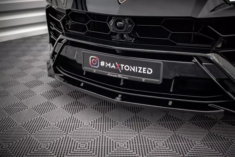 Maxton Design Frontlippe V.2 für Lamborghini Urus Mk1 Hochglanz schwarz – Ansicht 3