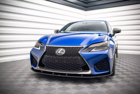 Maxton Design Street Pro Frontlippe für Lexus GS F Mk4 Facelift schwarz – Ansicht 1