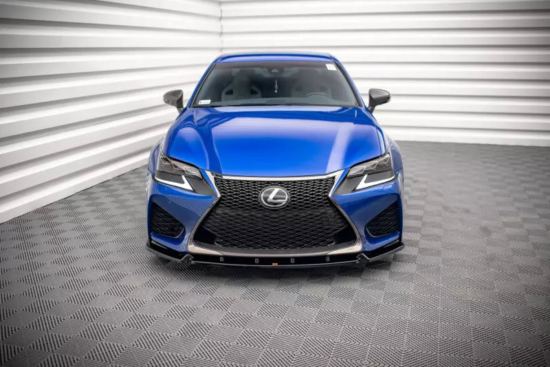 Maxton Design Frontlippe V.1 für Lexus GS F Mk4 Facelift Hochglanz schwarz – Ansicht 2