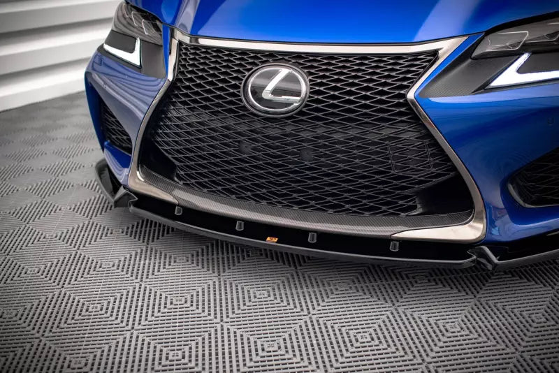 Maxton Design Frontlippe V.1 für Lexus GS F Mk4 Facelift Hochglanz schwarz – Ansicht 3