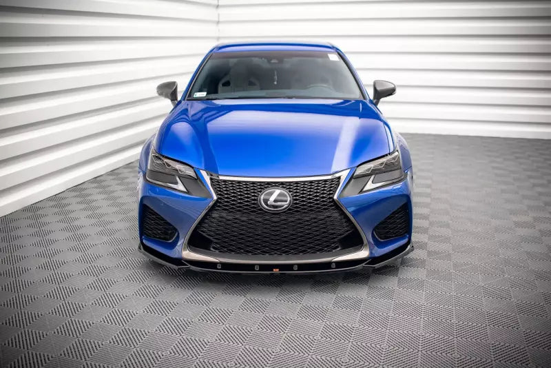 Maxton Design Frontlippe V.2 für Lexus GS F Mk4 Facelift Hochglanz schwarz – Ansicht 2
