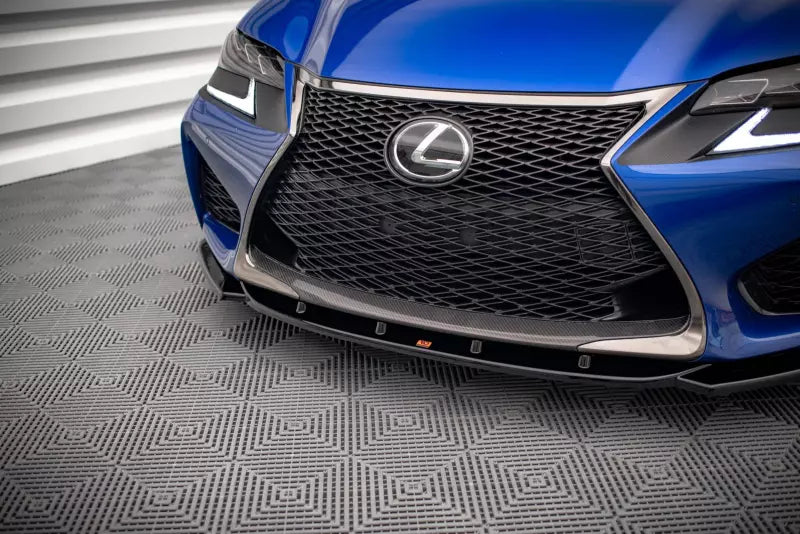 Maxton Design Frontlippe V.2 für Lexus GS F Mk4 Facelift Hochglanz schwarz – Ansicht 3