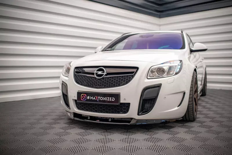 Maxton Design Frontlippe V.1 für Opel Insignia OPC Mk1 Hochglanz schwarz – Ansicht 1