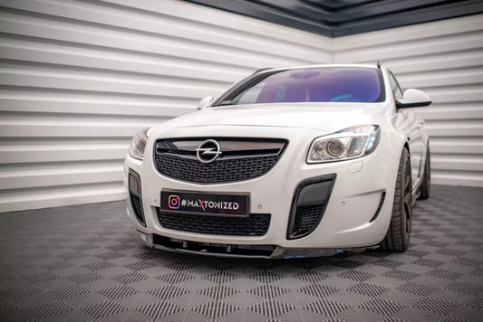 Maxton Design Frontlippe V.1 für Opel Insignia OPC Mk1 Hochglanz schwarz – Ansicht 1