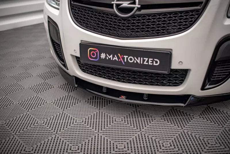 Maxton Design Frontlippe V.1 für Opel Insignia OPC Mk1 Hochglanz schwarz – Ansicht 3