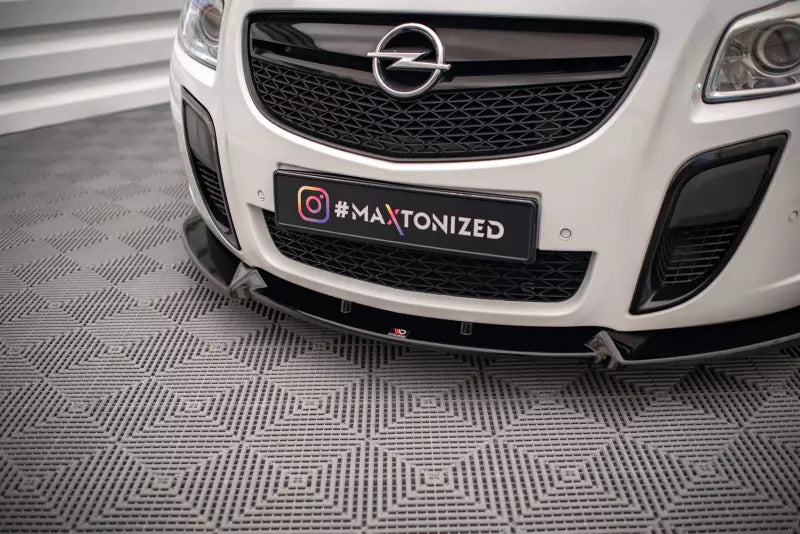 Maxton Design Frontlippe V.2 für Opel Insignia OPC Mk1 Hochglanz schwarz – Ansicht 3