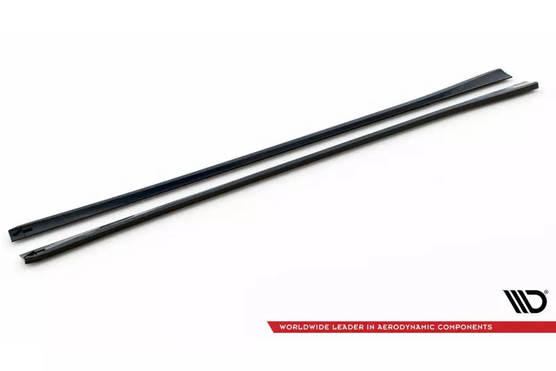 Maxton Design Seitenschweller (Paar) für Audi A6 C8 Hochglanz schwarz – Ansicht 4