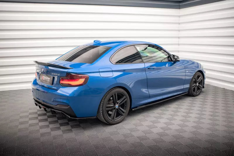 Maxton Design Seitenschweller (Paar) für BMW 2 M-Paket F22 Hochglanz schwarz – Ansicht 3