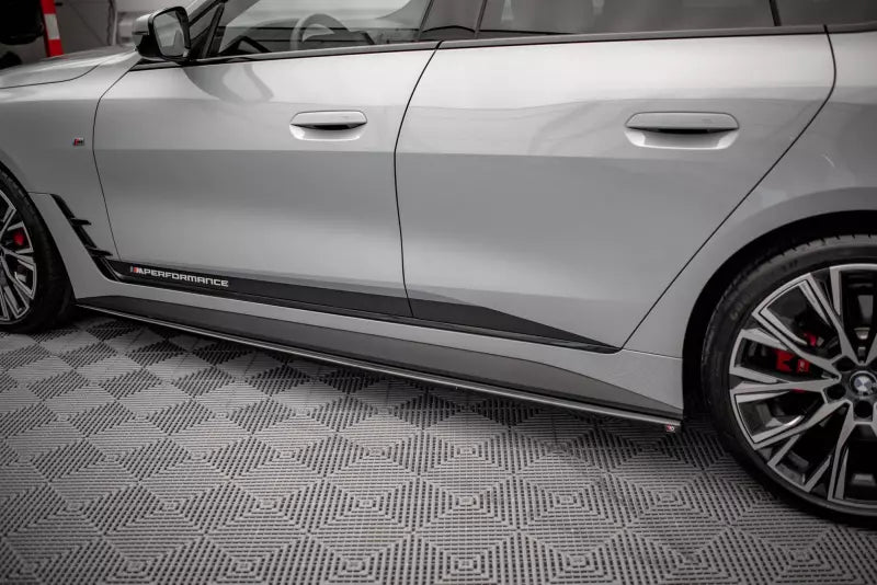 Maxton Design Seitenschweller (Paar) V.1 für BMW 4er Gran Coupe M-Paket G26 Hochglanz schwarz – Ansicht 2
