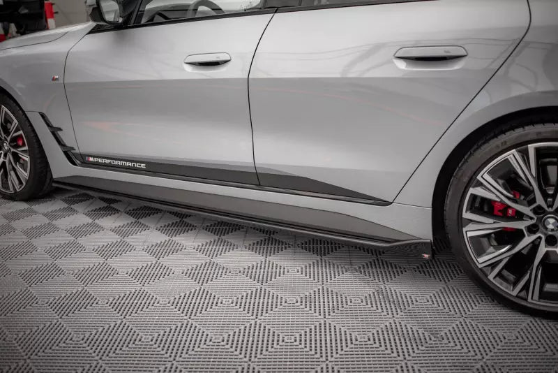 Maxton Design Seitenschweller (Paar) V.2 für BMW 4er Gran Coupe M-Paket G26 Hochglanz schwarz – Ansicht 2