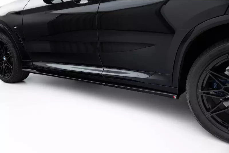 Maxton Design Seitenschweller (Paar) für BMW X4 M-Paket G02 Facelift Hochglanz schwarz – Ansicht 3
