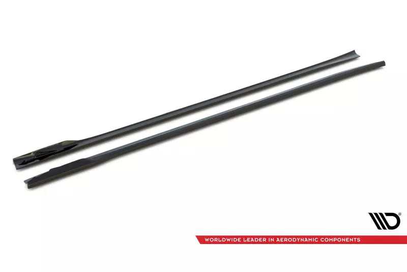 Maxton Design Seitenschweller (Paar) für BMW X4 M-Paket G02 Facelift Hochglanz schwarz – Ansicht 4