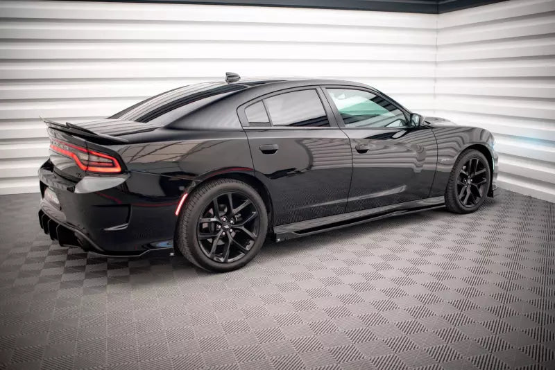 Maxton Design Seitenschweller (Paar) für Dodge Charger SRT Mk7 Facelift Hochglanz schwarz – Ansicht 2
